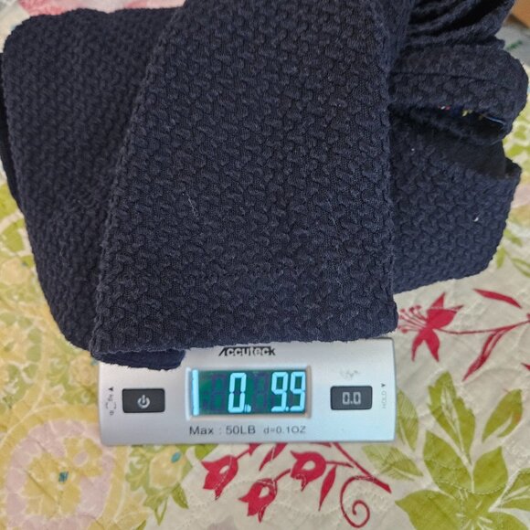 Deletta Anthropologie Sz L Side Snap Button Textured Knit Boxy Back Cutout Top - Picture 9 of 9